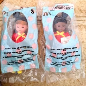 Madame Alexander McDonald's Wendy Dolls as Minnie Mouse